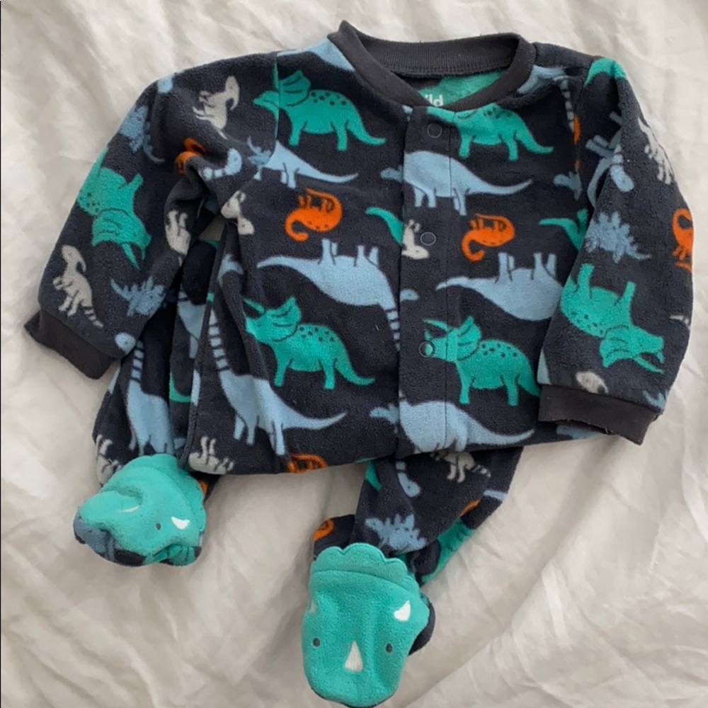 Carter’s Dinosaur Footsie Pajamas